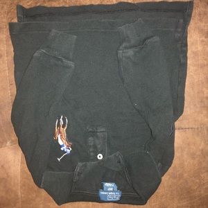 Shirt/ black long sleeve polo shirt boys 2t